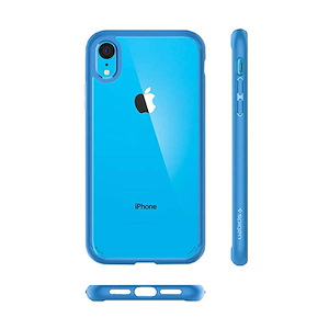 قاب آیفون XR اسپیگن مدل Ultra Hybrid Spigen Ultra Hybrid Coral Blue iPhone XR Case