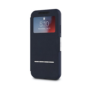 قاب آیفون XR موشی مدل StealthCover Touch-sensitive Portfolio Moshi SenseCover Touch-sensitive Portfolio Midnight Blue iPhone XR Case