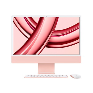 کامپیوتر اپل 24 اینچ مدل iMac 2023 M3 8GB RAM 256GB SSD Apple iMac 24-inch 2023 M3 8GB RAM 256GB SSD Pink All-in-One - MQRD3