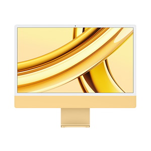 کامپیوتر اپل 24 اینچ مدل iMac 2023 Touch ID M3 8GB RAM 256GB SSD Apple iMac 24-inch 2023 Touch ID M3 8GB RAM 256GB SSD Yellow All-in-One - MQRL3