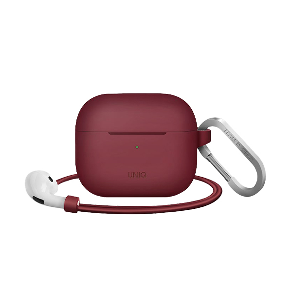 قاب ایرپاد 3 یونیک مدل Vencer Uniq Vencer Silicon Maroon AirPods 3 Case