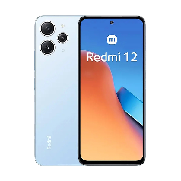 گوشی موبایل شیائومی مدل Redmi 12 4G رم 2 ظرفیت 128 گیگابایت Xiaomi Redmi 12 4G 2GB RAM 128GB Sky Blue Mobile Phone