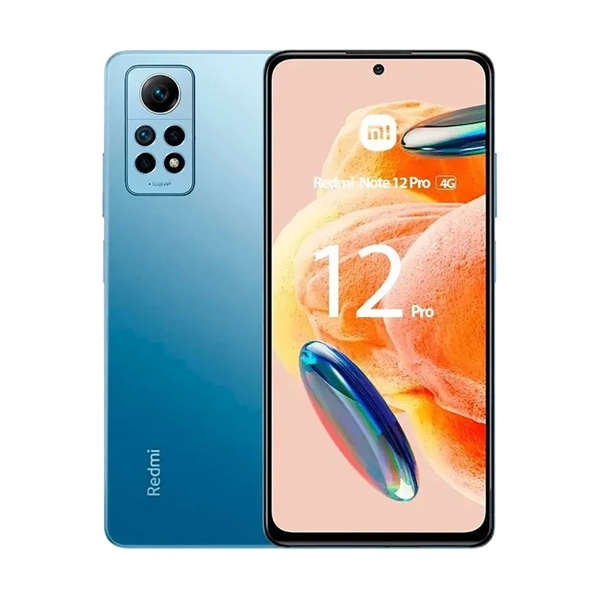 گوشی موبایل شیائومی مدل Redmi Note 12 Pro 4G ظرفیت 256 گیگابایت Xiaomi Redmi Note 12 Pro 4G 8GB RAM 256GB Glacier Blue Mobile Phone