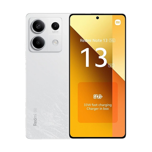 گوشی موبایل شیائومی مدل Redmi Note 13 5G رم 12 ظرفیت 256 گیگابایت Xiaomi Redmi Note 13 5G 12GB RAM 256GB Arctic White Mobile Phone