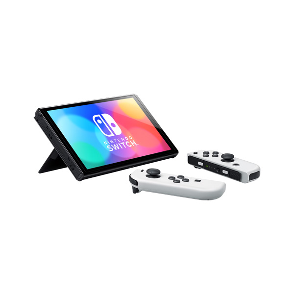کنسول بازی نینتندو مدل Switch OLED ظرفیت 64 گیگابایت Nintendo Switch OLED 64GB White Set Console
