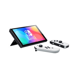 کنسول بازی نینتندو مدل Switch OLED ظرفیت 64 گیگابایت Nintendo Switch OLED 64GB White Set Console