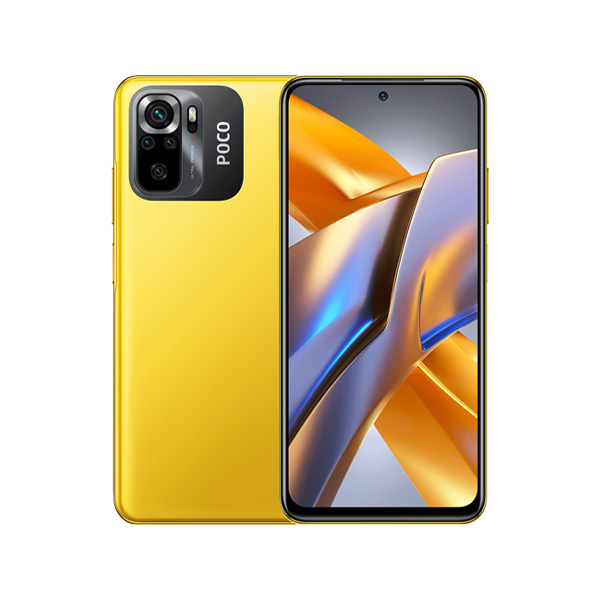 گوشی موبایل شیائومی مدل Poco M5s ظرفیت 64 گیگابایت Xiaomi Poco M5s 4GB RAM 64GB Yellow Mobile Phone