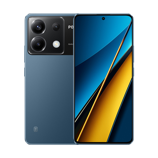 گوشی موبایل شیائومی مدل Poco X6 ظرفیت 512 گیگابایت Xiaomi Poco X6 12GB RAM 512GB Blue Mobile Phone