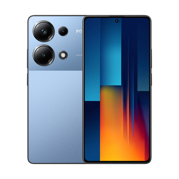 گوشی موبایل شیائومی مدل Poco M6 Pro 4G ظرفیت 256 گیگابایت Xiaomi Poco M6 Pro 4G 8GB RAM 256GB Blue Mobile Phone