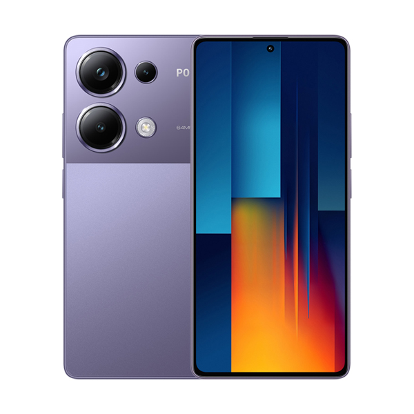 گوشی موبایل شیائومی مدل Poco M6 Pro 4G ظرفیت 256 گیگابایت Xiaomi Poco M6 Pro 4G 8GB RAM 256GB Purple Mobile Phone