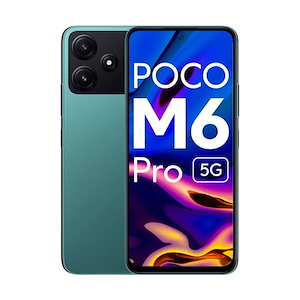 گوشی موبایل شیائومی مدل Poco M6 Pro 5G ظرفیت 256 گیگابایت Xiaomi Poco M6 Pro 5G 4GB RAM 256GB Forest Green Mobile Phone