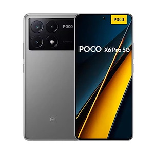 گوشی موبایل شیائومی مدل Poco X6 Pro رم 12 ظرفیت 256 گیگابایت Xiaomi Poco X6 Pro 12GB RAM 256GB Grey Mobile Phone