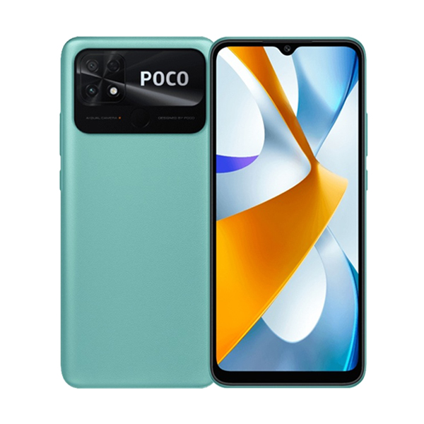 گوشی موبایل شیائومی مدل Poco C40 رم 2 ظرفیت 32 گیگابایت Xiaomi Poco C40 2GB RAM 32GB Coral Green Mobile Phone