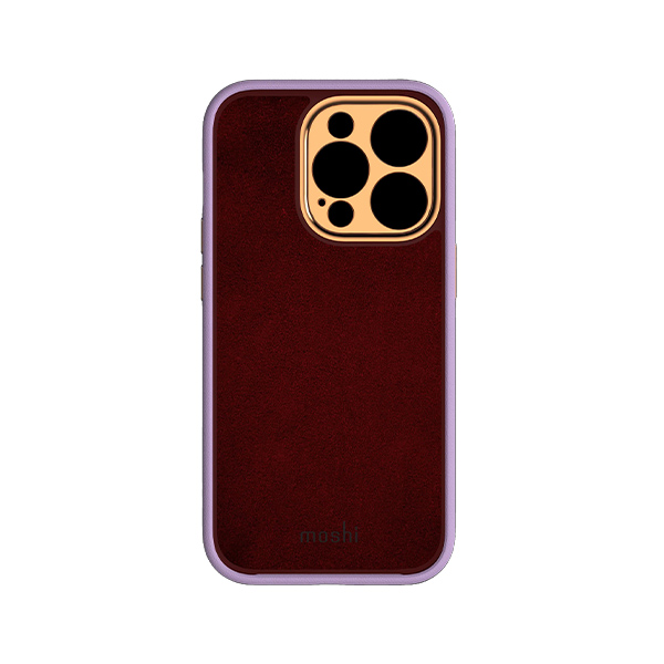 قاب آیفون 14Pro موشی مدل Napa Slim Hardshell Moshi Napa Slim Hardshell Lavender Purple iPhone 14 Pro Case