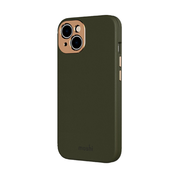 قاب آیفون 14Plus موشی مدل Napa Slim Hardshell Moshi Napa Slim Hardshell Juniper Green iPhone 14 Plus Case