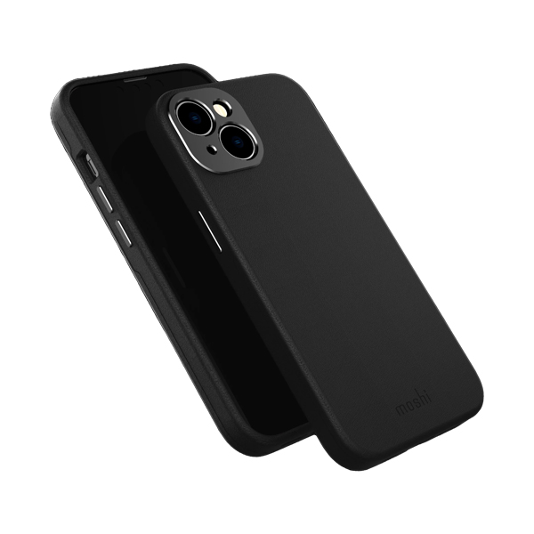 قاب آیفون 14 موشی مدل Napa Slim Hardshell Moshi Napa Slim Hardshell Midnight Black iPhone 14 Case