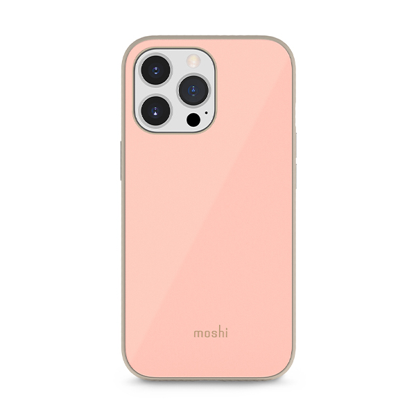 قاب آیفون 13Pro Max موشی مدل iGlaze Slim Hardshell Moshi iGlaze Slim Hardshell Dahlia Pink iPhone 13 Pro Max Case