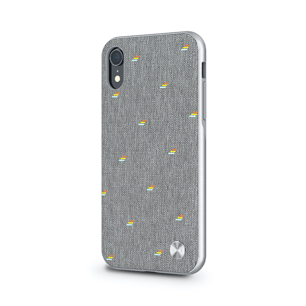 قاب آیفون XR موشی مدل Vesta Slim Hardshell Moshi Vesta Slim Hardshell Pebble Gray iPhone XR Case