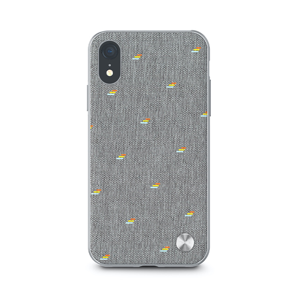 قاب آیفون XR موشی مدل Vesta Slim Hardshell Moshi Vesta Slim Hardshell Pebble Gray iPhone XR Case