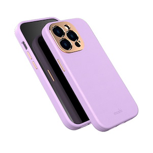 قاب آیفون 14Pro موشی مدل Napa Slim Hardshell Moshi Napa Slim Hardshell Lavender Purple iPhone 14 Pro Case