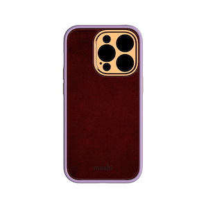 قاب آیفون 14Pro موشی مدل Napa Slim Hardshell Moshi Napa Slim Hardshell Lavender Purple iPhone 14 Pro Case