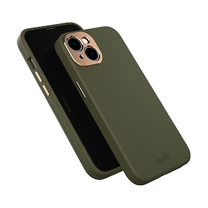 قاب آیفون 14Plus موشی مدل Napa Slim Hardshell Moshi Napa Slim Hardshell Juniper Green iPhone 14 Plus Case