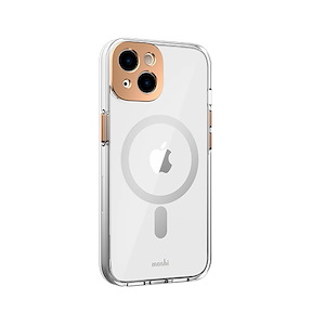 قاب آیفون 14 موشی مدل iGlaze Slim Hardshell Moshi iGlaze Slim Hardshell Sunset Gold iPhone 14 Case