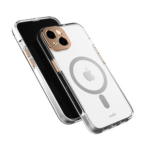 قاب آیفون 14 موشی مدل iGlaze Slim Hardshell Moshi iGlaze Slim Hardshell Sunset Gold iPhone 14 Case