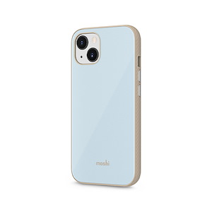 قاب آیفون 13 موشی مدل iGlaze Slim Hardshell Moshi iGlaze Slim Hardshell Adriatic Blue iPhone 13 Case