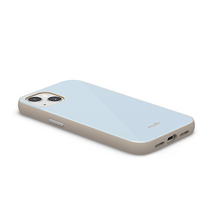 قاب آیفون 13 موشی مدل iGlaze Slim Hardshell Moshi iGlaze Slim Hardshell Adriatic Blue iPhone 13 Case