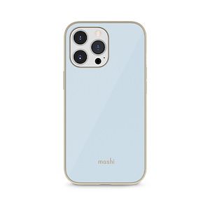 قاب آیفون 13Pro موشی مدل iGlaze Slim Hardshell Moshi iGlaze Slim Hardshell Adriatic Blue iPhone 13 Pro Case