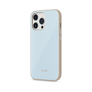 قاب آیفون 13Pro موشی مدل iGlaze Slim Hardshell Moshi iGlaze Slim Hardshell Adriatic Blue iPhone 13 Pro Case