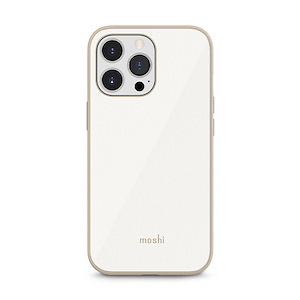 قاب آیفون 13Pro Max موشی مدل iGlaze Slim Hardshell Moshi iGlaze Slim Hardshell Pearl White iPhone 13 Pro Max Case