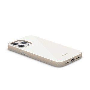 قاب آیفون 13Pro Max موشی مدل iGlaze Slim Hardshell Moshi iGlaze Slim Hardshell Pearl White iPhone 13 Pro Max Case