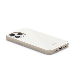 قاب آیفون 13Pro موشی مدل iGlaze Slim Hardshell Moshi iGlaze Slim Hardshell Pearl White iPhone 13 Pro Case