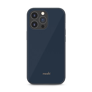 قاب آیفون 13Pro Max موشی مدل iGlaze Slim Hardshell Moshi iGlaze Slim Hardshell Slate Blue iPhone 13 Pro Max Case