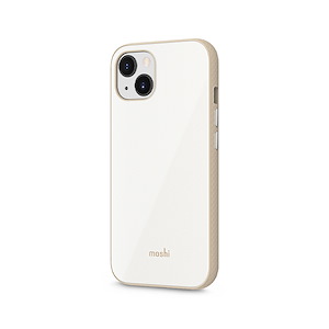 قاب آیفون 13 موشی مدل iGlaze Slim Hardshell Moshi iGlaze Slim Hardshell Pearl White iPhone 13 Case