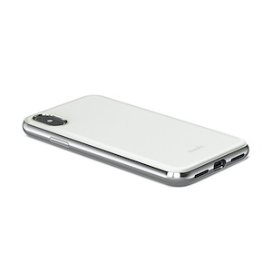 قاب آیفون X/XS موشی مدل iGlaze Slim Hardshell Moshi iGlaze Slim Hardshell Pearl White iPhone X/XS Case