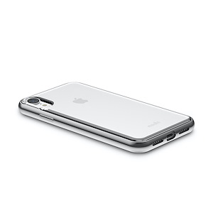 قاب آیفون XR موشی مدل Vitros Slim Hardshell Moshi Vitros Slim Hardshell Jet Silver iPhone XR Case