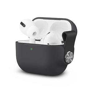 قاب ایرپاد پرو موشی مدل Pebbo Moshi Pebbo Shadow Black AirPods Pro Case