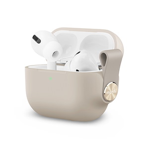 قاب ایرپاد پرو موشی مدل Pebbo Moshi Pebbo Savanna Beige AirPods Pro Case