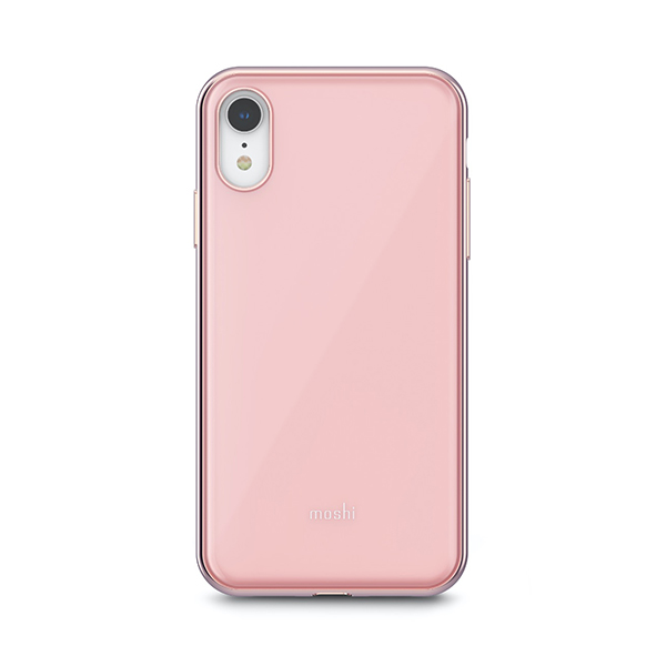 قاب آیفون XR موشی مدل iGlaze Slim Hardshell Moshi iGlaze Slim Hardshell Taupe Pink iPhone XR Case