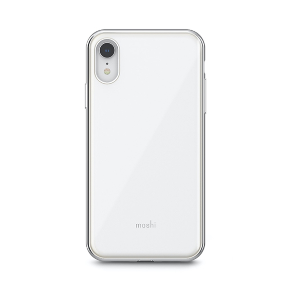 قاب آیفون XR موشی مدل iGlaze Slim Hardshell Moshi iGlaze Slim Hardshell Pearl White iPhone XR Case