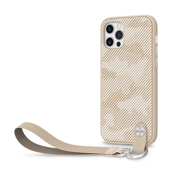 قاب آیفون 12/12Pro موشی مدل Altra Slim Hardshell Moshi Altra Slim Hardshell Case Sahara eige iPhone 12/12 Pro Case