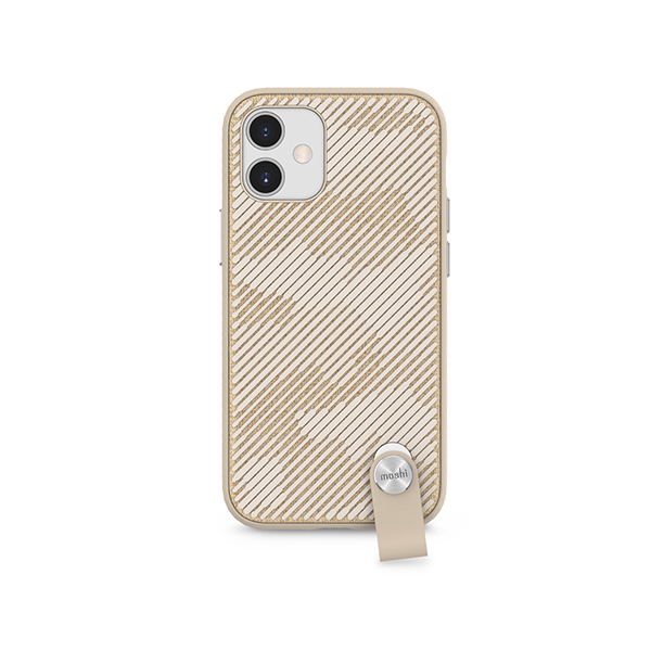 قاب آیفون 12mini موشی مدل Altra Slim Hardshell Moshi Altra Slim Hardshell Sahara Beige iPhone 12 mini Case