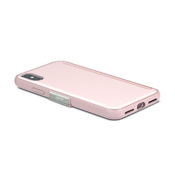 قاب آیفون X/XS موشی مدل SenseCover Touch-sensitive Portfolio Moshi StealthCover Touch-sensitive Portfolio Champagne Pink iPhone X/XS Case