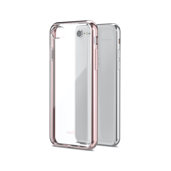 قاب آیفون 7/8/SE موشی مدل Vitros Slim Clear Moshi Vitros Slim Clear Orchid Pink iPhone 7/8/SE Case