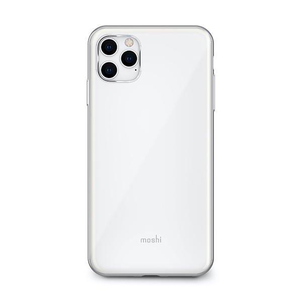 قاب آیفون 11Pro Max موشی مدل iGlaze Slim Hardshell Moshi iGlaze Slim Hardshell Pearl White iPhone 11 Pro Max Case