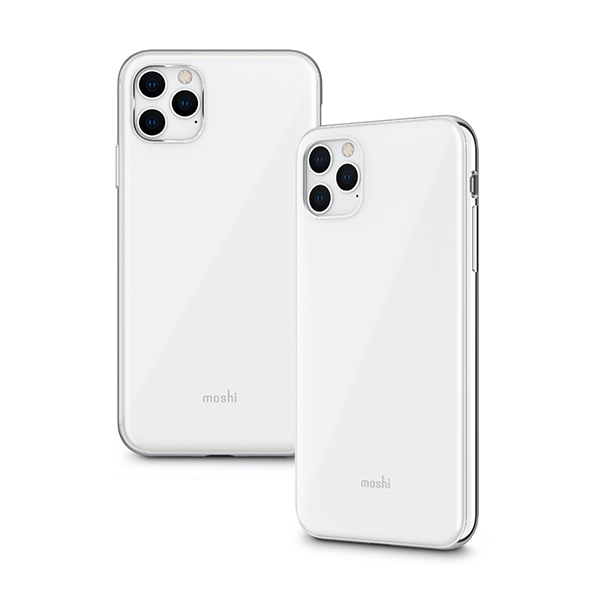 قاب آیفون 11Pro Max موشی مدل iGlaze Slim Hardshell Moshi iGlaze Slim Hardshell Pearl White iPhone 11 Pro Max Case