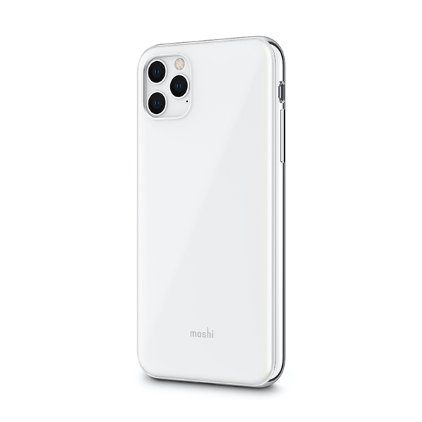 قاب آیفون 11Pro Max موشی مدل iGlaze Slim Hardshell Moshi iGlaze Slim Hardshell Pearl White iPhone 11 Pro Max Case